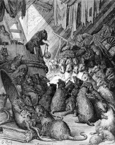 Gustave_Dore_-_The_Council_Held_by_the_Rats_from_the_Fables_of_La_Fontaine_engraved_by_Antoine_-_(MeisterDrucke-199037)